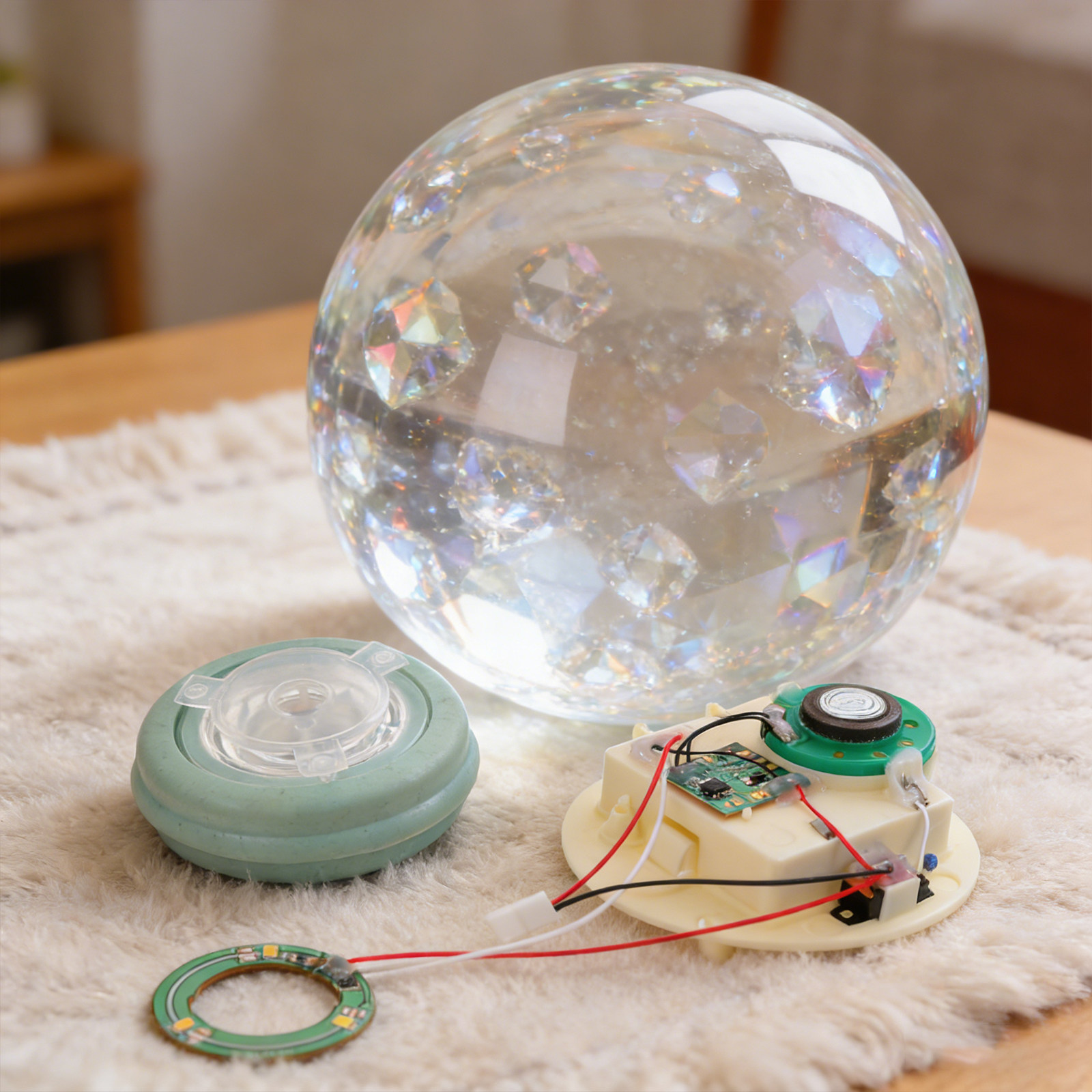Plastic Dome Clear - Mécanisme de boule à neige avec
