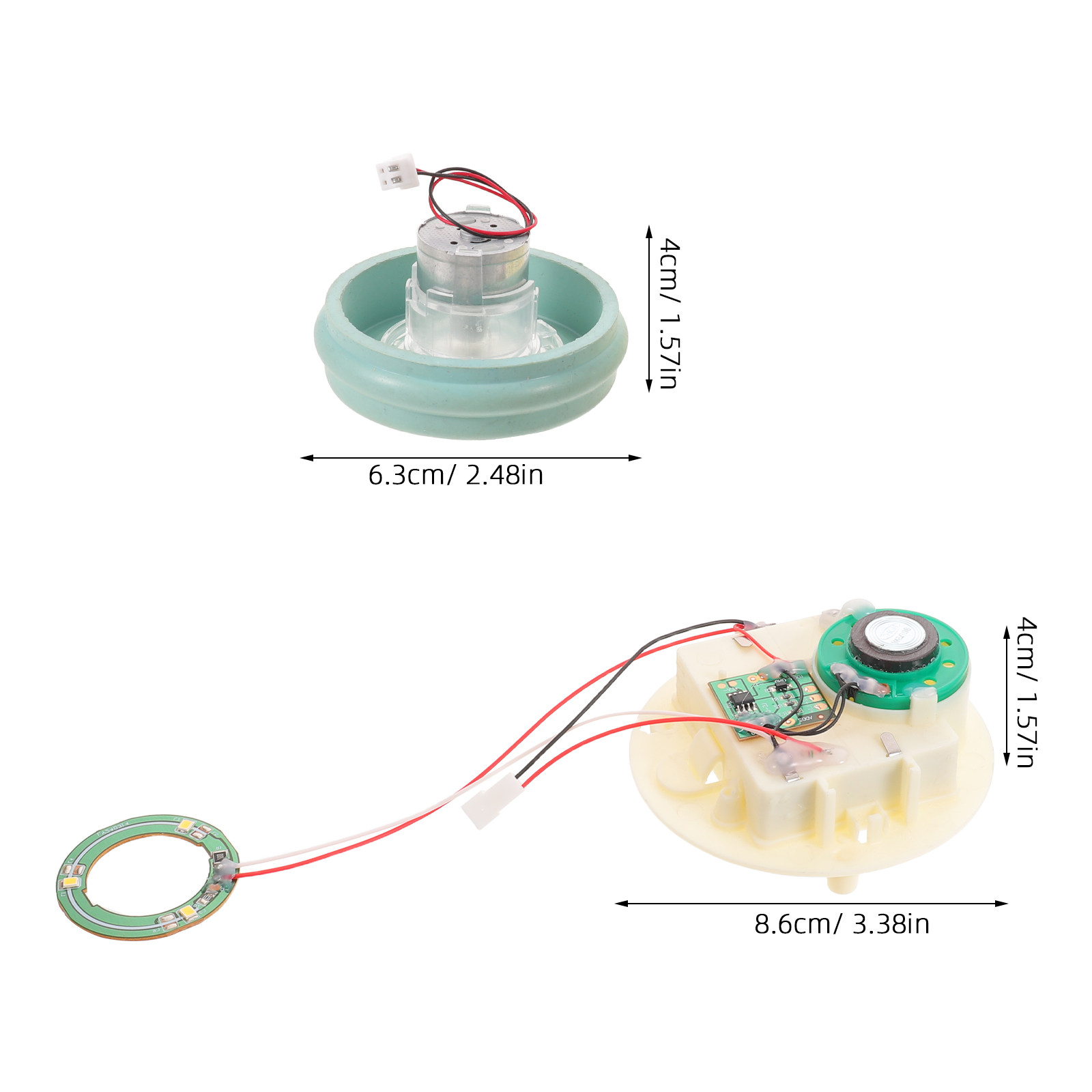 Mécanisme de boule à neige ave - Plastic Dome Clear avis et prix