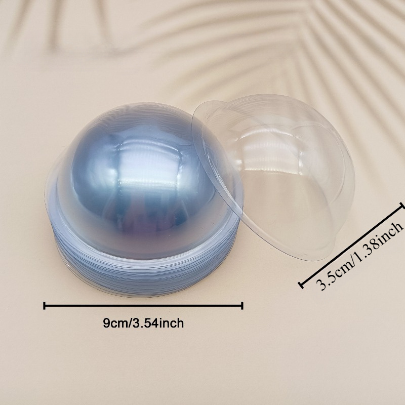 Lot de 10 dômes à bonbons en p - Plastic Dome Clear avis et prix