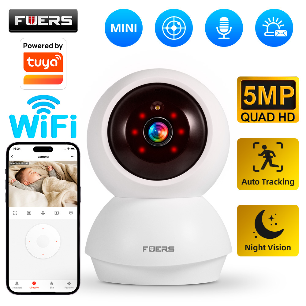 Caméra WiFi Fuers 5MP compatib - Eufy Camera E220 avis et prix