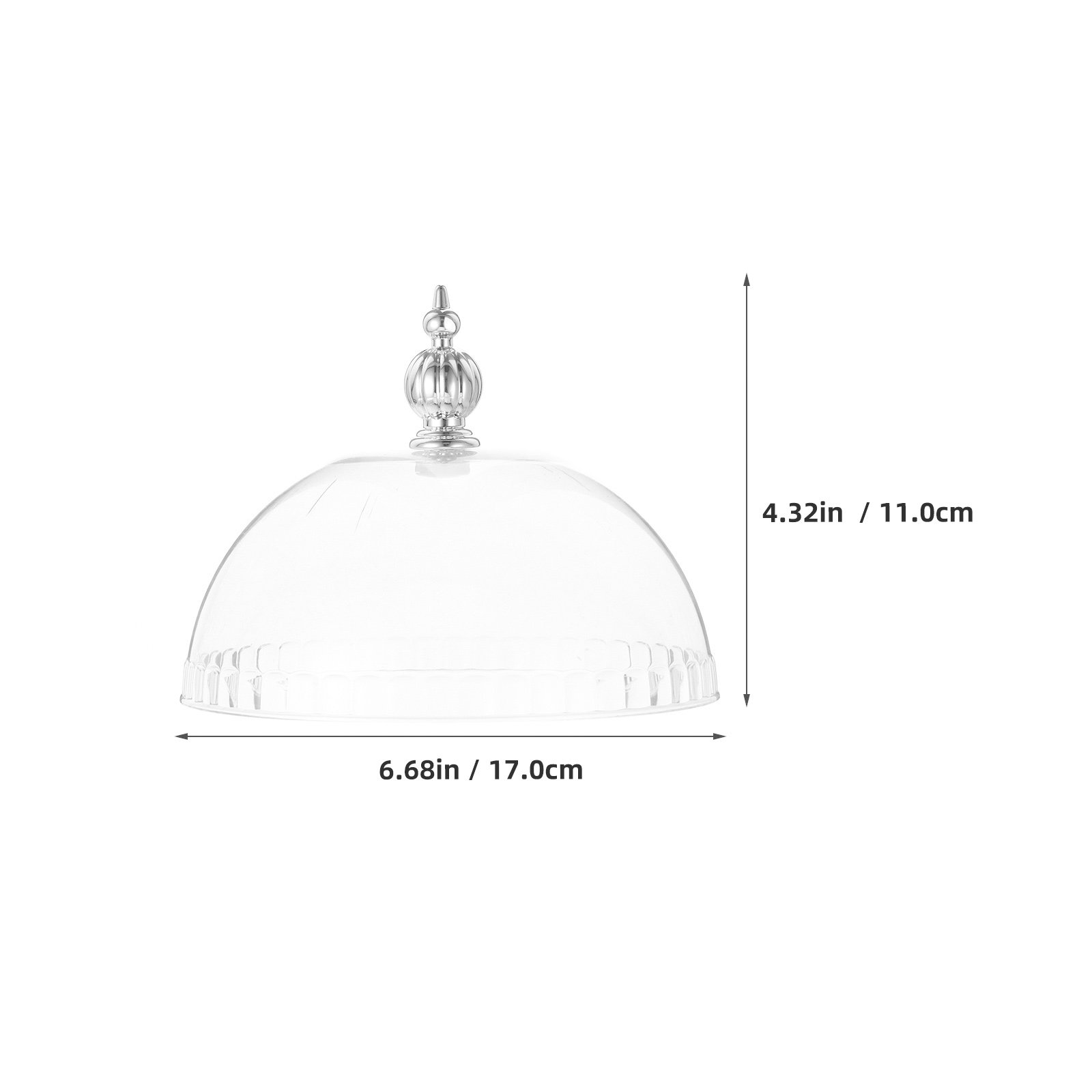 Cloche à gâteau en plastique t - Plastic Dome Clear avis et prix